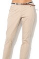 Tom Tailor Pantaloni slim fit chino cu o curea, Maro nisip Femei