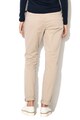 Tom Tailor Pantaloni slim fit chino cu o curea, Maro nisip Femei