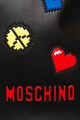 Love Moschino Hátizsák dekoratív foltrátétekkel női