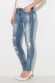 Zee Lane Denim Blugi slim fit cu rupturi decorative si paiete Femei