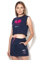 Puma Top crop cu aplicatii catifelate Fenty x Puma Femei