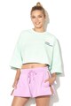 Puma Tricou crop cu decolteu la baza gatului si maneci liliac Fenty x Puma Femei