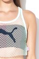 Puma Top crop de plasa cu logo Fenty x Puma Femei