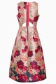 NEXT Rochie midi structurata, cu model floral Femei