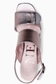 NEXT Sandale slingback de piele cu aspect metalic Femei