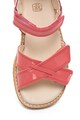 Clarks Sandale de piele lacuita cu barete incrucisate Darcy Charm Fete