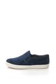 Clarks Pantofi sport slip-on din piele intoarsa Glove Puppet Femei