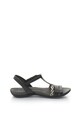 Clarks Flat Sandals, Кожени сандали Tealite Grace със сплетен детайл Жени