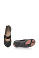 Clarks Pantofi Mary Jane din piele nabuc cu banda velcro Tri Carrie Femei