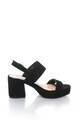 Steve Madden Sandale slingback din piele intoarsa cu toc masiv Reba Femei