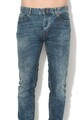 United Colors of Benetton Blugi skinny cu aspect decolorat 2 Barbati