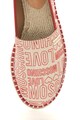 Love Moschino Espadrile cu imprimeu logo Femei