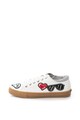 Love Moschino Tenisi din piele sintetica cu aplicatii decorative Femei