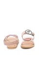 Love Moschino Кожени сандали с отворена пета и декоративни апликации Жени