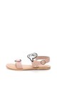 Love Moschino Sandale slingback din piele cu aplicatii decorative Femei