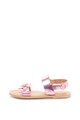 Love Moschino Sandale slingback din piele cu logo metalic Femei