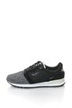 Pepe Jeans London Pantofi sport cu aspect de tricot si garnituri din piele intoarsa Tinker Pro Barbati