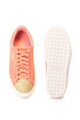 Puma Glam nyersbőr platform sneakers cipő csillámos betétekkel Lány