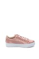 Puma Tenisi flatform cu aspect satinat Vikky Femei