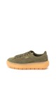 Puma Pantofi sport flatform de piele intoarsa Trace Femei