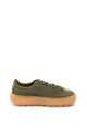 Puma Pantofi sport flatform de piele intoarsa Trace Femei