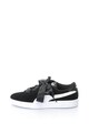 Puma Pantofi sport de piele intoarsa si piele Smash v2 Ribbon Fete