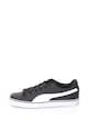 Puma Pantofi sport de piele sintetica Court Point Vulc v2, Unisex Barbati