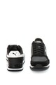 Puma Pantofi sport cu logo Runner v2, Negru/Alb Fete