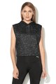 Puma Hanorac crop fara maneci, cu imprimeu abstract Fusion Femei