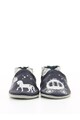 Robeez kids Botosei slip-on de piele cu imprimeu grafic Fancy Castle Fete