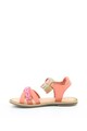 Kickers kids Sandale de piele si material textil cu margele DIXIE Fete