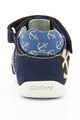 Kickers kids Sandale de piele nabuc cu barete multiple BALNEAIRE Baieti