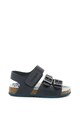 Kickers kids Sandale de piele cu banda velcro Magination Baieti