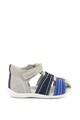 Kickers kids Sandale de piele nabuc cu cusaturi contrastante Bigbazar Baieti