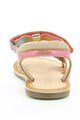 Kickers kids Sandale de piele cu irizatii Diamanton Fete