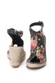 Big Star Sandale wedge cu model floral Femei