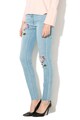 Only Blugi skinny fit cu broderii florale Carmen Femei