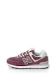 New Balance Pantofi sport de piele intoarsa cu aplicatie logo 574 Barbati