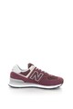 New Balance Велурени спортни обувки 574 Classic с лого Мъже