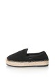 Gant Espadrile din piele nabuc cu platforma Capri Femei