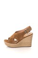 UGG Sandale wedge din piele intoarsa Harlow Femei