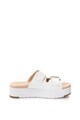 UGG Papuci flatform, de piele lacuita Cammie Femei