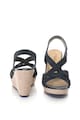 Tamaris Sandale wedge de piele intoarsa Femei