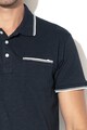 Funky Buddha Tricou polo cu buzunar pe piept Barbati