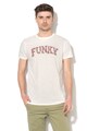 Funky Buddha Tricou cu imprimeu logo Denim Wall Barbati