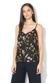 Funky Buddha Top cu decolteu in V si model floral Femei