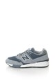 New Balance Pantofi sport de piele intoarsa cu insertii de dantela 597 Barbati