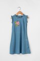 GUESS JEANS Rochie din chambray cu croiala in A si broderie florala Fete