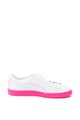 Puma Pantofi sport de piele Basket Classic Mono Ice Femei