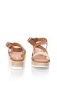 Oakoui Sandale wedge de piele sintetica GIADA Femei